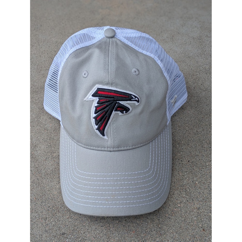 Atlanta Falcons Fanatics NFL Pro Line Trucker Hat Gray White Snapback Cap